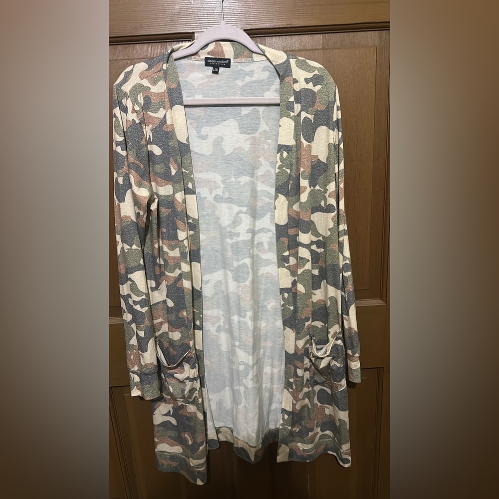 Simply Southern Camo Cardigan